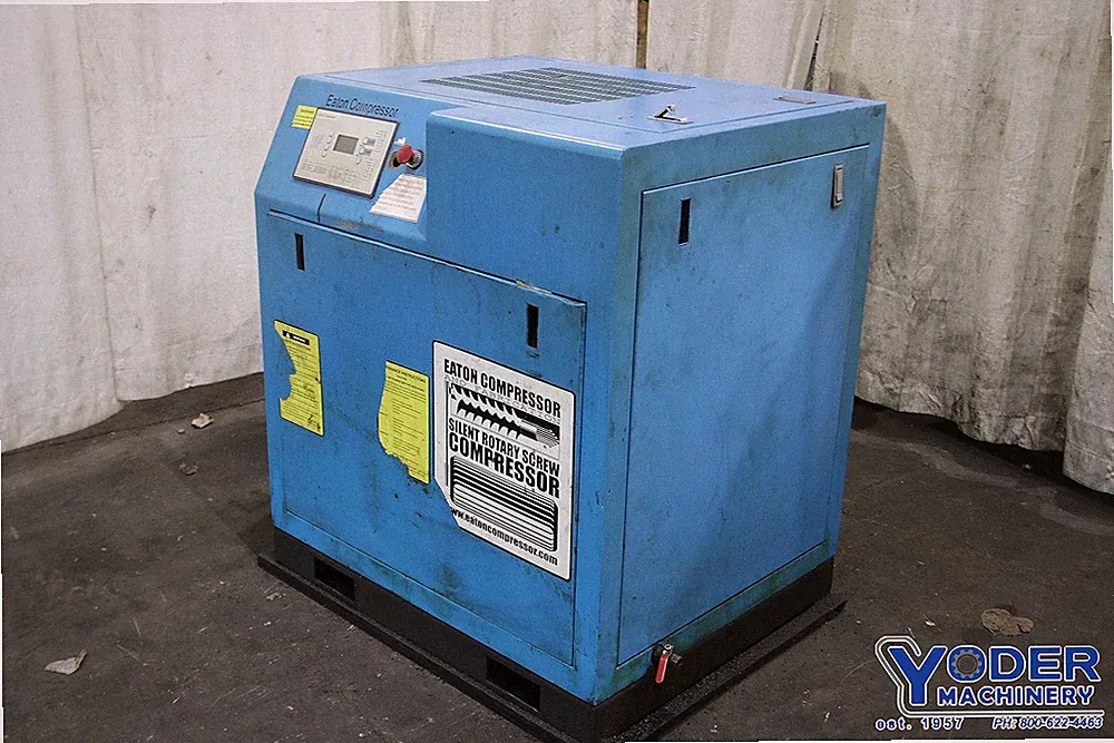 10 HP EATON ROTARY SCREW AIR COMPRESSOR: STOCK #69738