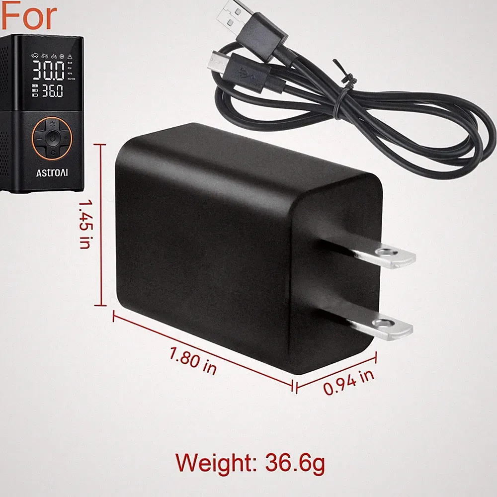 Charger For Tire Inflator PortableAir Compressor Airmoto/AstroAI/QYQBOON/dormzie