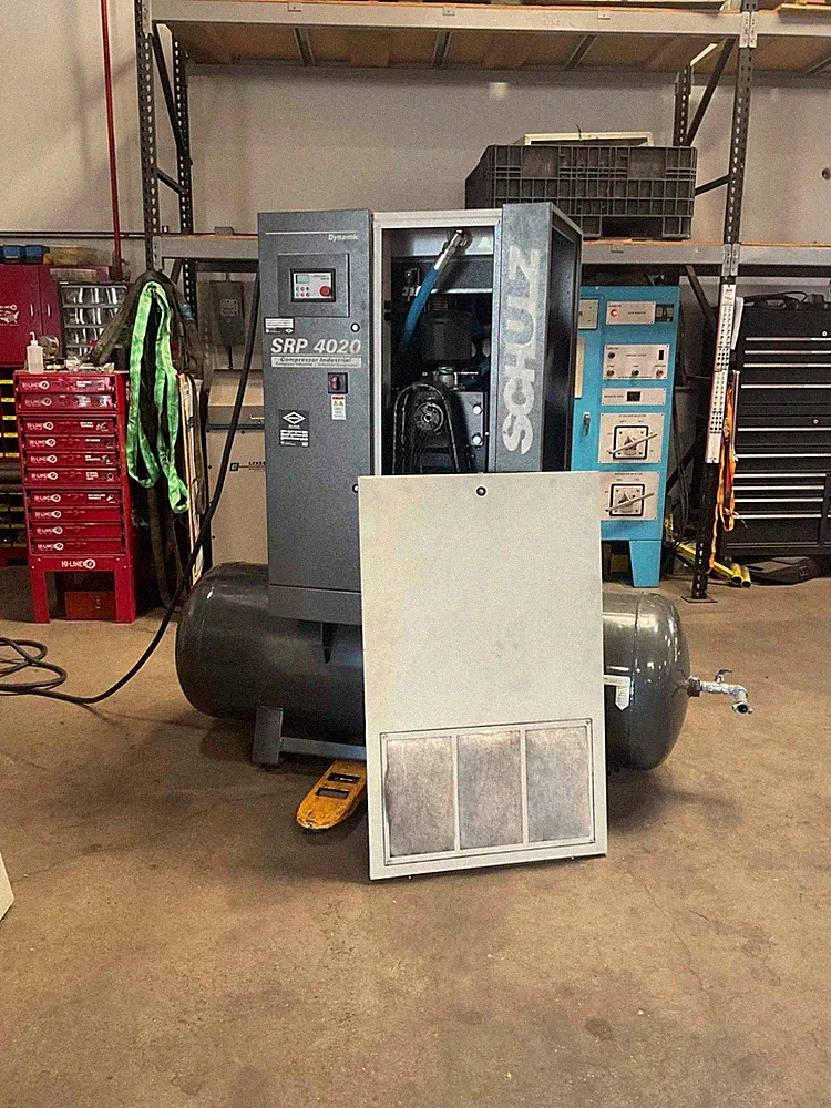Rotary Screw Air Compressor 20HP - Very Low Hours! - Schulz SRP-4020 Dynamic*