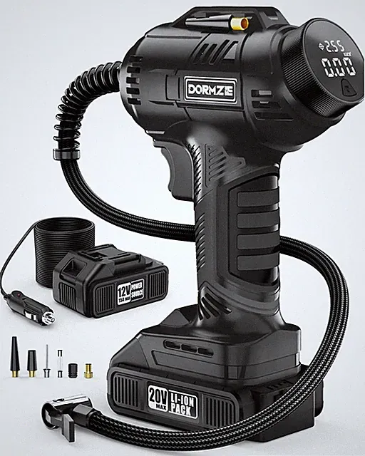 Tire Inflator 150 PSI Portable Air Compressor with 20V Battery - Digital