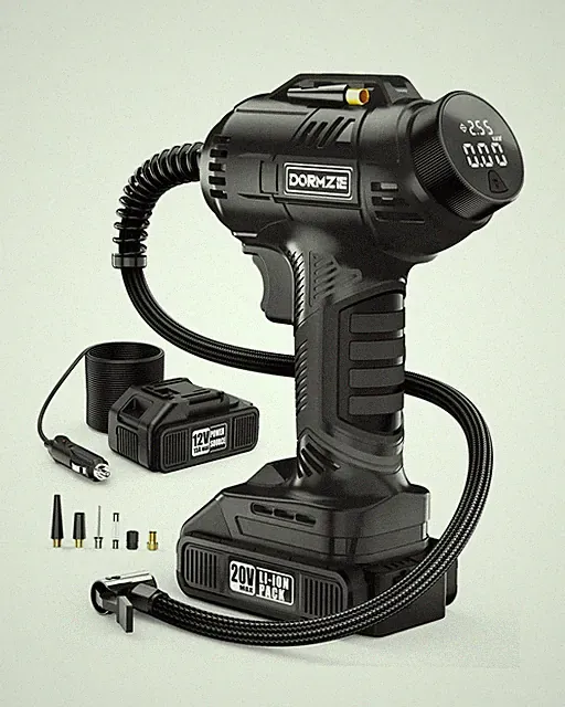 Tire Inflator Portable Air Compressor, 150 PSI Handheld Air Pump fo... Fast Ship